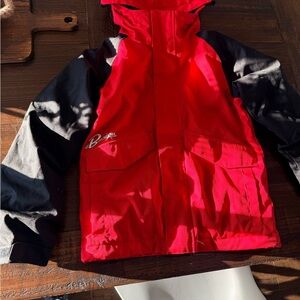 Kids Red and Black Burton dry ride ski Jacket